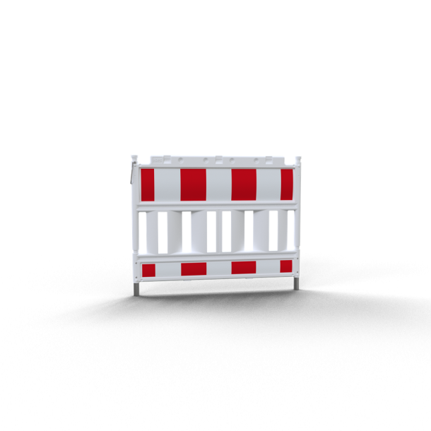 Schake EURO | panel fence | film RA2/B, red / white | length: 1,20 m | without lamp adapter